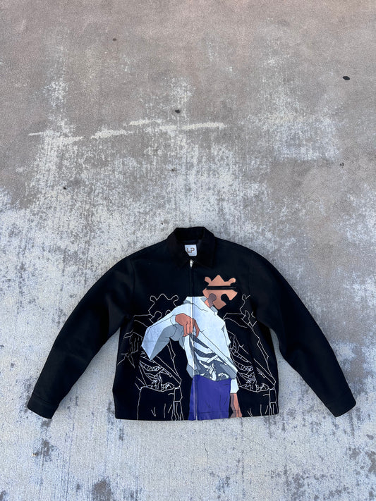 Black Bone Puzzle Jacket