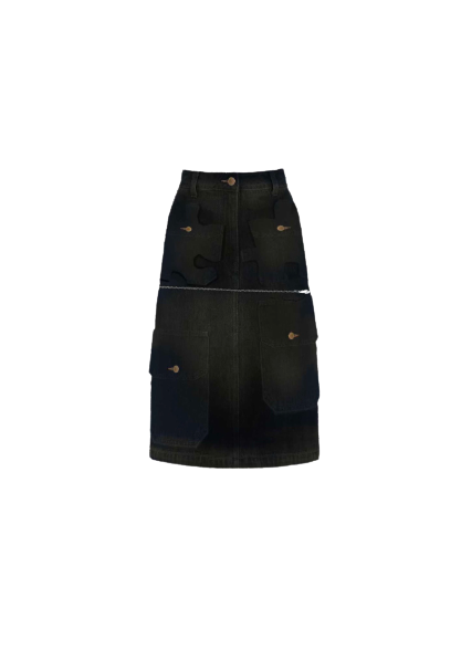 Lost in Denim Skirt