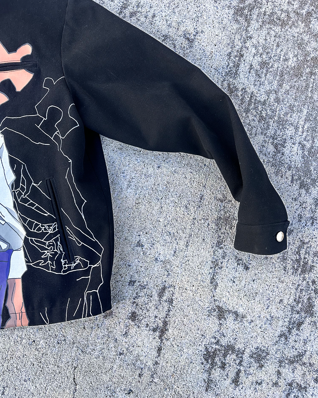 Black Bone Puzzle Jacket
