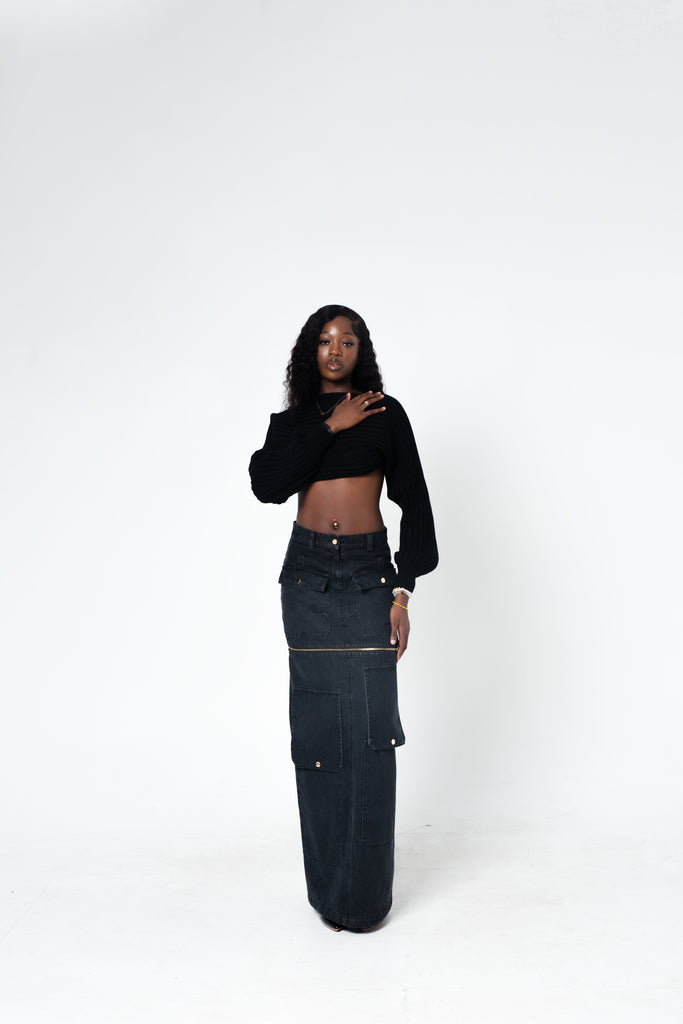 Lost in Denim Skirt